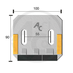 Scraper for Packer Rolls type Sulky