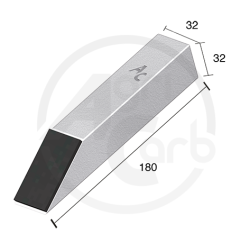 Embout à Souder 180*32*32