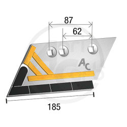 Soc de rasette type Kuhn-Huard