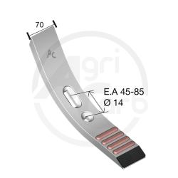 Soc Chisels 400*70*20 - E.A.45 à 85 mm -Ø14