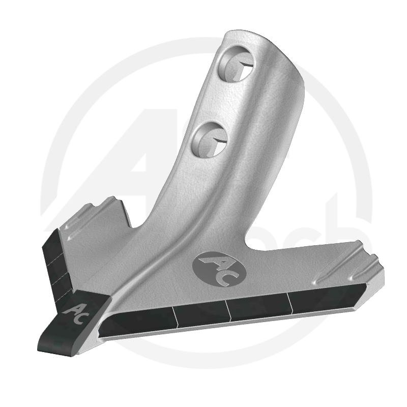 Soc Triangulaire Köckerling 504032 - Ø10 - Largeur 200 mm - Monobloc